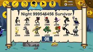 EXTREME NIGHT LEVEL 9999 ALL | STICK WAR LEGACY - BIFNONE