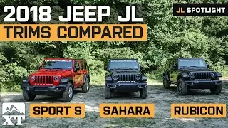 2018 Jeep Wrangler JL Trims Explained | Differences Between Sport, Sahara, and Rubicon