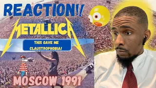 FIRST TIME REACTION! Metallica Live In Moscow 1991 - Enter Sandman