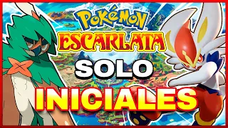 PODREMOS PASAR POKÉMON ESCARLATA SOLO CON POKÉMON INICIALES? POKE - RETO