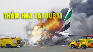 Máy Bay Nổ Tung Sau Khi Hạ Cánh Tại Dubai | Emirates Flight 521| xplane11