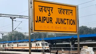 Jaipur Junction railway station Rajasthan, Indian Railways Video in 4k ultra HD