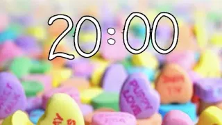 Valentine’s Day 20 Minute Countdown Timer With Music 🎵❤️ - NO ADS During the Video