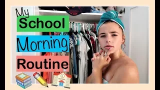 MY SCHOOL 🌞 MORNING ROUTINE | Flippin' Katie