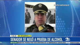 Senador Laureano Acuña se negó a prueba de alcoholimetría- 05 de Enero de 2015