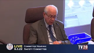 Safety Committee Meeting, August 3, 2022
