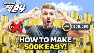 EASIEST way to go from 0 To 500K COINS in EAFC 24 (0 Coins To 500K QUICKLY) *TRADING GUIDE*