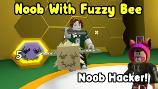 Noob With Fuzzy Bee! Made 20 Million Honey - Bee Swarm Simulator