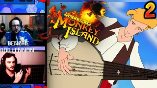 HEAVY METAL BANJO !! 290 DE QI - Monkey Island 3 - Ep.2 avec Bob & Benzaie