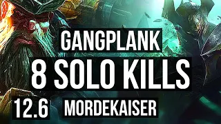 GANGPLANK vs MORDEKAISER (TOP) | 3.1M mastery, 8 solo kills, 700+ games | EUW Diamond | 12.6