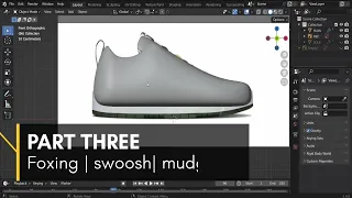 How to model a shoe in Blender - Timelapse