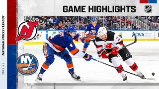 Devils @ Islanders 3/27 | NHL Highlights 2023