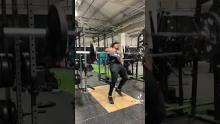 70KG one arm snatch for reps