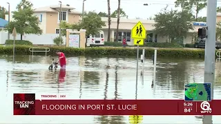 Several roads flooded in Port St. Lucie