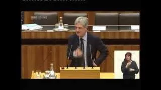 3.4.2013 Sondersitzung des NR: Josef Cap zum Thema "Vergabepraxis des Innenministeriums"