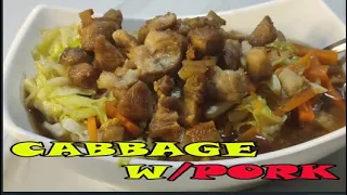 HOW TO COOK CABBAGE W/PORK
