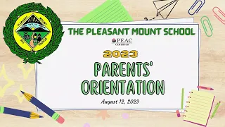 SY 2023-2024 Parents' Orientation