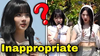 LE SSERAFIM fan asked Eunchae an inappropriate question #kpop