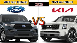2023 Ford Explorer vs 2023 Kia Telluride Engine, Specification & Price Comparison