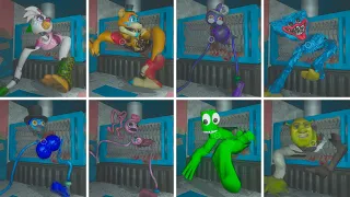 What if I Kill Poppy Playtime 2 Bosses with th Grinder ( Chica FNAF, Freddy FNAF, Huggy Wuggy )