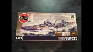 Airfix 1 600th Scale HMS Belfast Build Video