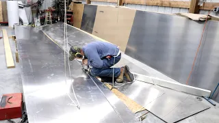 Building a 25ft Aluminum Boat Part 3