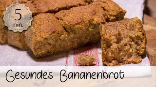 Gesundes Bananenbrot Vegan - Bestes Veganes Bananenbrot - Bananenbrot Rezept | Vegane Rezepte ♡