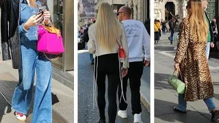 APRIL STREET STYLE 🇮🇹 MILAN #whatarepeoplewearing #nyfw #streetfashion #emmachamberlain