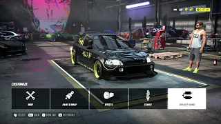 Honda Civic Type-R 2000 Build and Test (NFS HEAT)
