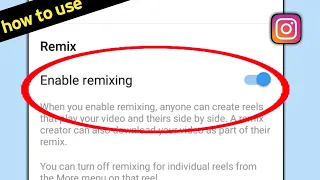 how to use enable remixing setting on Instagram privacy || @TechnicalShivamPal