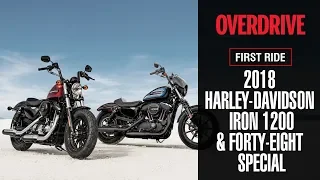 2018 Harley-Davidson Forty-Eight Special & Iron 1200 first ride feature review