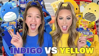 YELLOW 🍋☀️ VS INDIGO 💙🌀 TARGET SHOPPING CHALLENGE *NO BUDGET*