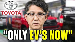 Toyota CEO Shocks ALL EV Car Makers! HUGE News!