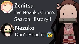 If Zenitsu finds Nezuko's Search History...