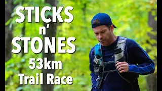 Mo at the 2022 Sticks n' Stones 53k Trail Race