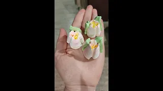 МК🙌ТЮЛЬПАНЫ из Меренги от Натальи Колбасовой🌷Мeringue tulips