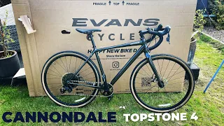 Cannondale Topstone 4 2023 unboxing & 1st look #cycling #Cannondale