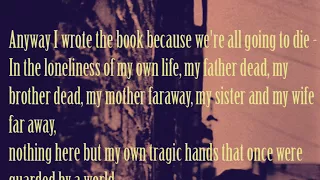 Jack Kerouac - reading from ‘On the Road’ & ‘Visions of Cody’  (Steve Allen 1959)