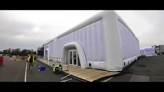 Evolution Dome - Temporary Inflatable Structures - Porsche BTCC