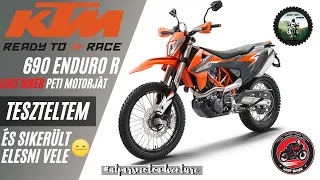 Gyorsteszt  és "esés" Lost  Biker Peti motorjával - KTM 690 enduro R #alparsmotoadventure #lostbiker