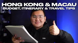 HONG KONG & MACAU • Budget, Itinerary & Travel Tips | Ivan de Guzman