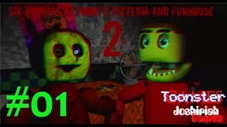 HABE ICH MICH ERSCHRECKT! | SIX HORRORS AT TOONY'S PIZZERIA AND FUNHOUSE 2 #01 | FNAF FANGAME