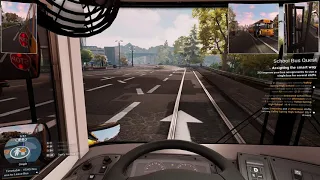 I'm a school bus driver now pt. 2. Bus Simulator 21 Gameplay