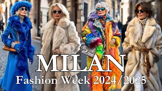 Best Dressed People during Milan Fashion Week 2024/2025: Luxury Italian Street Style - Milan Style