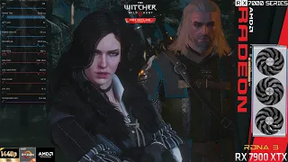 AMD Fluid Motion Witcher 3 Ray Tracing Ultra 1440p | RX 7900 XTX | R9 7950X 3D