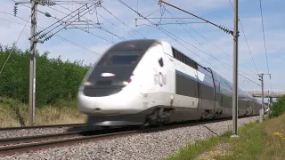 TGV 2022 en France. High speed trains in France