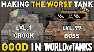 Can We Make the WORST Tank GOOD in World of Tanks?