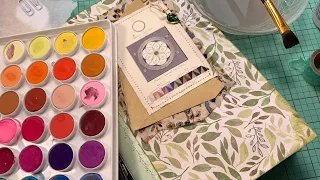 Start to Finish Watercolor Nature Softcover Junk Journal Tutorial