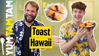 Toast Hawaii Klassiker und Deluxe Version I Leckeres Toast-Rezept