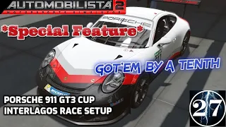 Porsche GT3 Cup 4.0- Race Setup - Interlagos - Automobilista 2